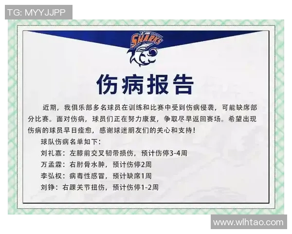 重磅！伤病名单或将缺席下一轮比赛